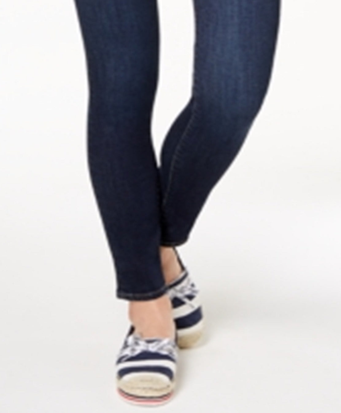 Calça jeans skinny slim fit Tommy Hilfiger feminina, azul, tamanho 12