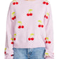 Suéter BB Dakota by Steve Madden Cherry You Up em lavanda, tamanho médio roxo