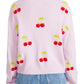 Suéter BB Dakota by Steve Madden Cherry You Up em lavanda, tamanho médio roxo
