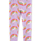 Legging Carter's Infantil Menina Arco-Íris Unicórnio Roxo Tamanho 2T