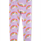 Legging Carter's Infantil Menina Arco-Íris Unicórnio Roxo Tamanho 2T