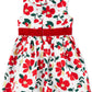 Vestido de festa Carter's Infant Girl's Collar Diaper Cover Vermelho Tamanho 6 MOS