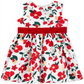 Vestido de festa Carter's Infant Girl's Collar Diaper Cover Vermelho Tamanho 6 MOS