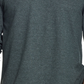 Camiseta masculina vintage de manga comprida escovada e gola redonda, à prova de intempéries, verde, tamanho grande