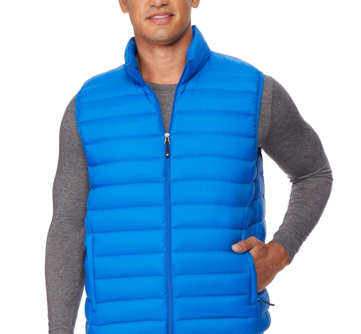 Colete masculino dobrável de plumas 32 Degrees, azul, tamanho XX-G