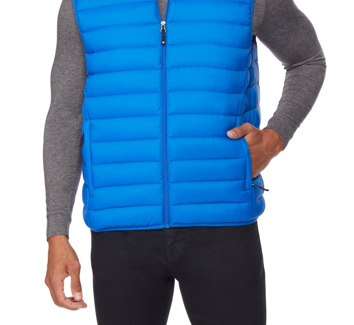 Colete masculino dobrável de plumas 32 Degrees, azul, tamanho XX-G