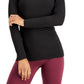 Top de decote redondo com camada de base feminina 32 Degrees, preto, tamanho pequeno