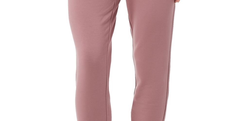 Calça jogger feminina 32 Degrees com cordão, rosa, tamanho XS