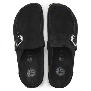 Birkenstock - Tamanco Buckley Camurça Feminino - Regular/Largo
