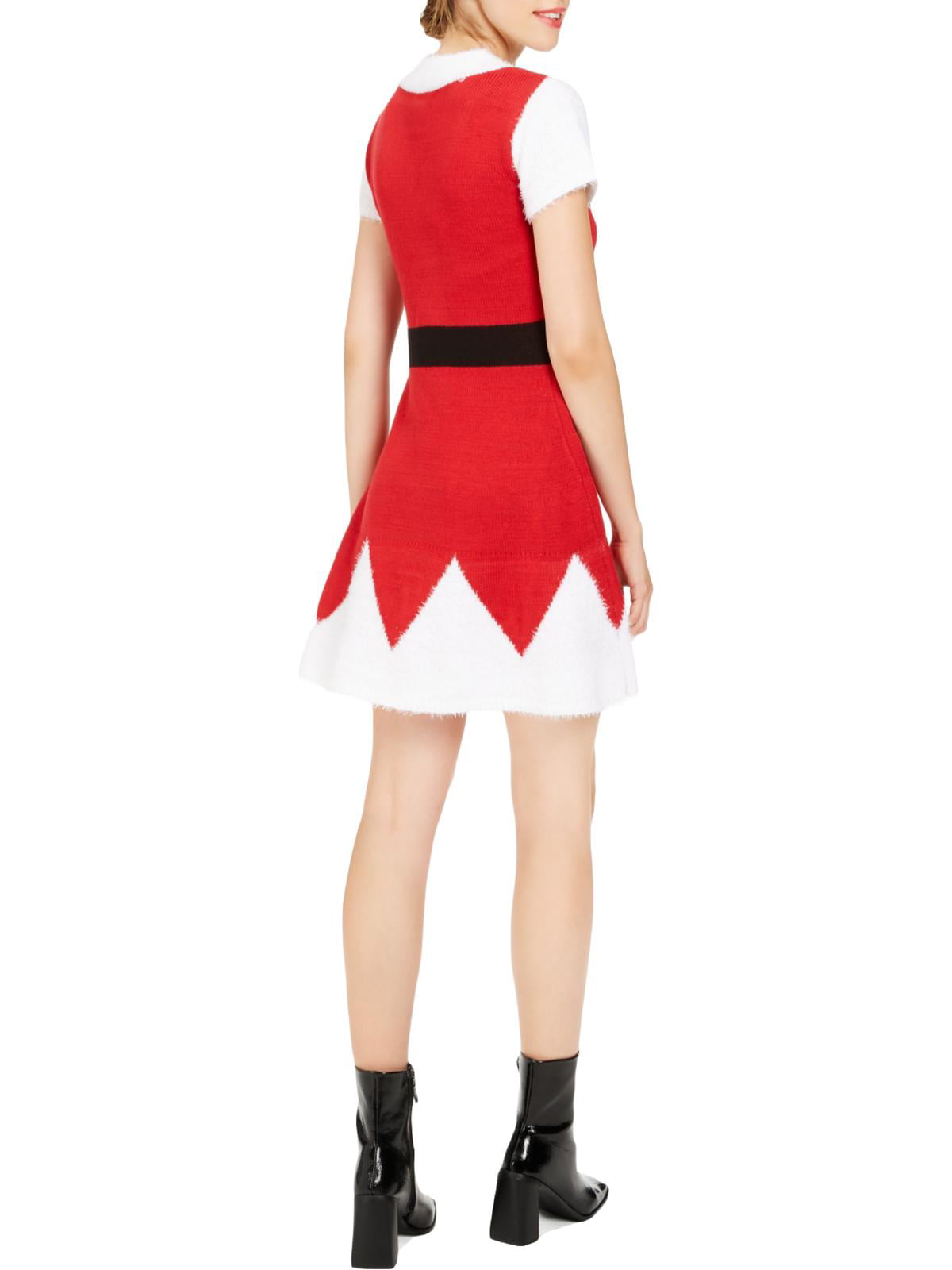 Vestido e chapéu de Papai Noel para festas da Planet Gold Junior, tamanho grande, vermelho