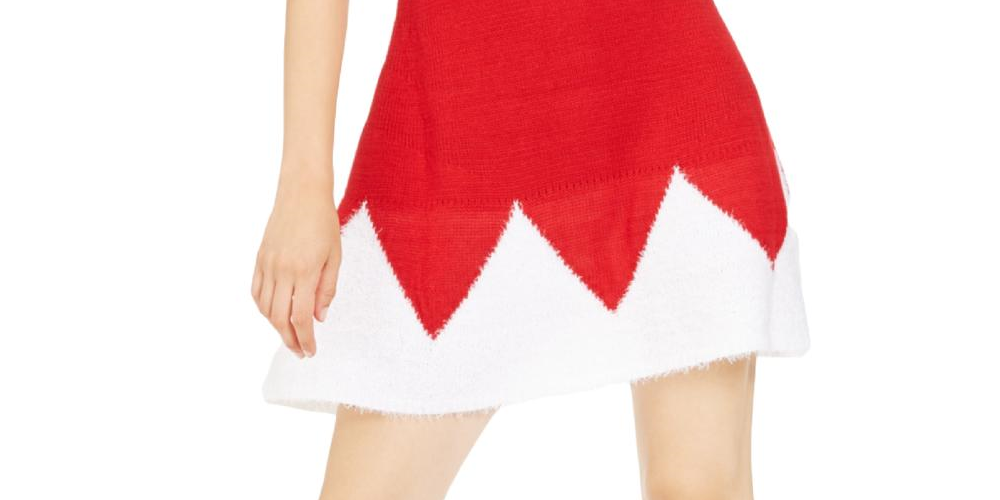 Vestido e chapéu de Papai Noel para festas da Planet Gold Junior, tamanho grande, vermelho