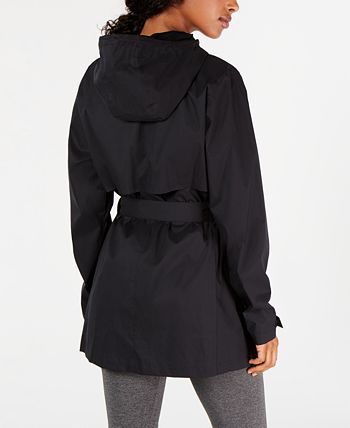 Jaqueta de chuva resistente à água Columbia Pardon My Trench feminina, preta, tamanho grande