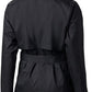 Jaqueta de chuva resistente à água Columbia Pardon My Trench feminina, preta, tamanho pequeno