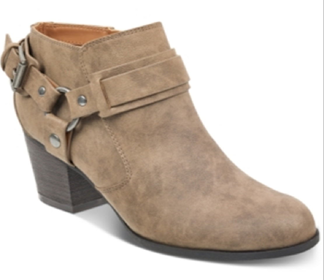 Botas femininas Sansun com fivela Indigo Rd., marrom, tamanho 8 M