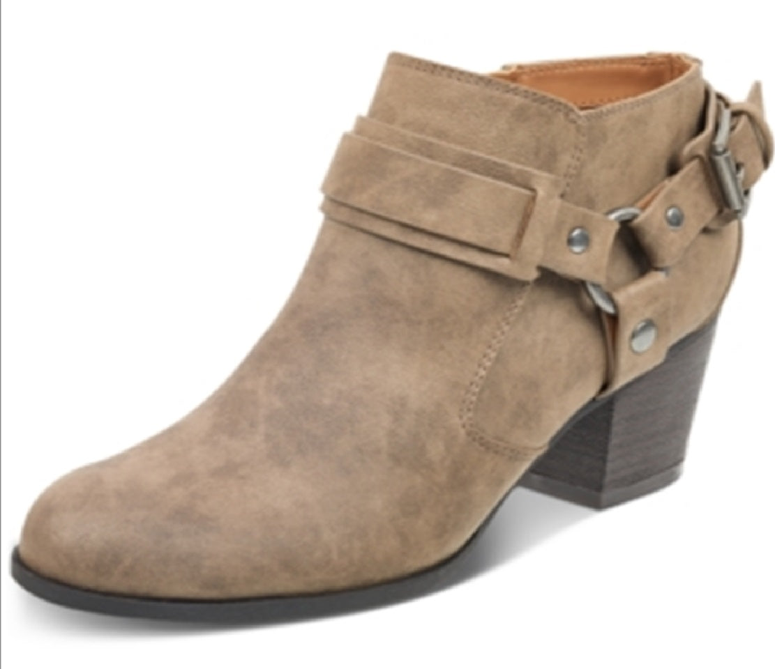 Botas femininas Sansun com fivela Indigo Rd., marrom, tamanho 8 M