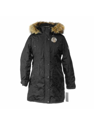Parka com capuz e acabamento em pele sintética Madden Girl Juniors Plus Size