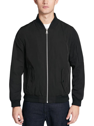 Jaqueta Bomber Calvin Klein Masculina Flight Preta Tamanho Grande