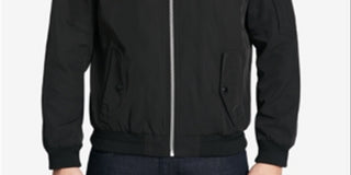 Jaqueta Bomber Calvin Klein Masculina Flight Preta Tamanho Grande
