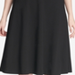 Calvin Klein Saia A-Line Feminina Preta Tamanho 2