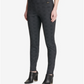 Calça Calvin Klein Feminina Stretch Cropped Glen Plaid Cinza Tamanho Médio