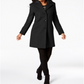 Casaco Calvin Klein Feminino Trespassado Preto Tamanho 2