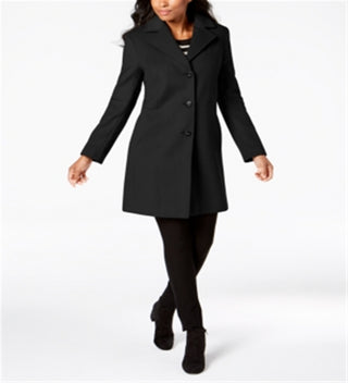 Casaco Calvin Klein Feminino Trespassado Preto Tamanho 2