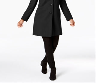 Casaco Calvin Klein Feminino Trespassado Preto Tamanho 2