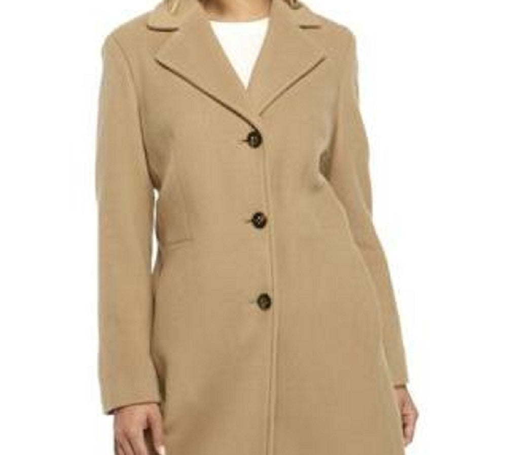 Casaco Calvin Klein Feminino Trespassado Marrom Tamanho 4