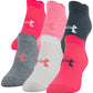 Under Armour Essential 6 Pares Meias Show Rosa Tamanho 6-9