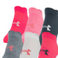 Under Armour Essential 6 Pares Meias Show Rosa Tamanho 6-9