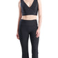 Josie Natori Solstice Cami Cropped Top Feminino Preto Tamanho P