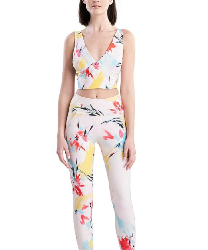 Josie Natori Solstice Cami Cropped Top Feminino Branco Tamanho X-S