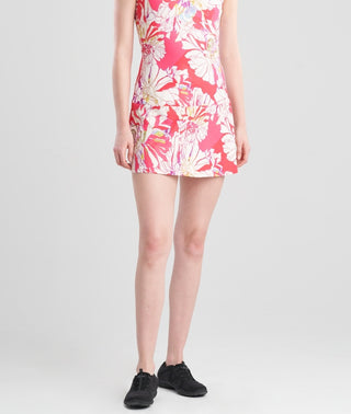Vestido feminino Josie Natori Solstice com recorte nas costas, rosa, tamanho grande