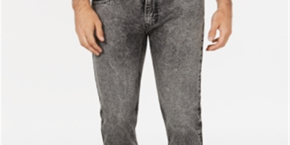 Calça jeans Levi's 512 Slim Taper Fit Masculina Preta Tamanho 32X34