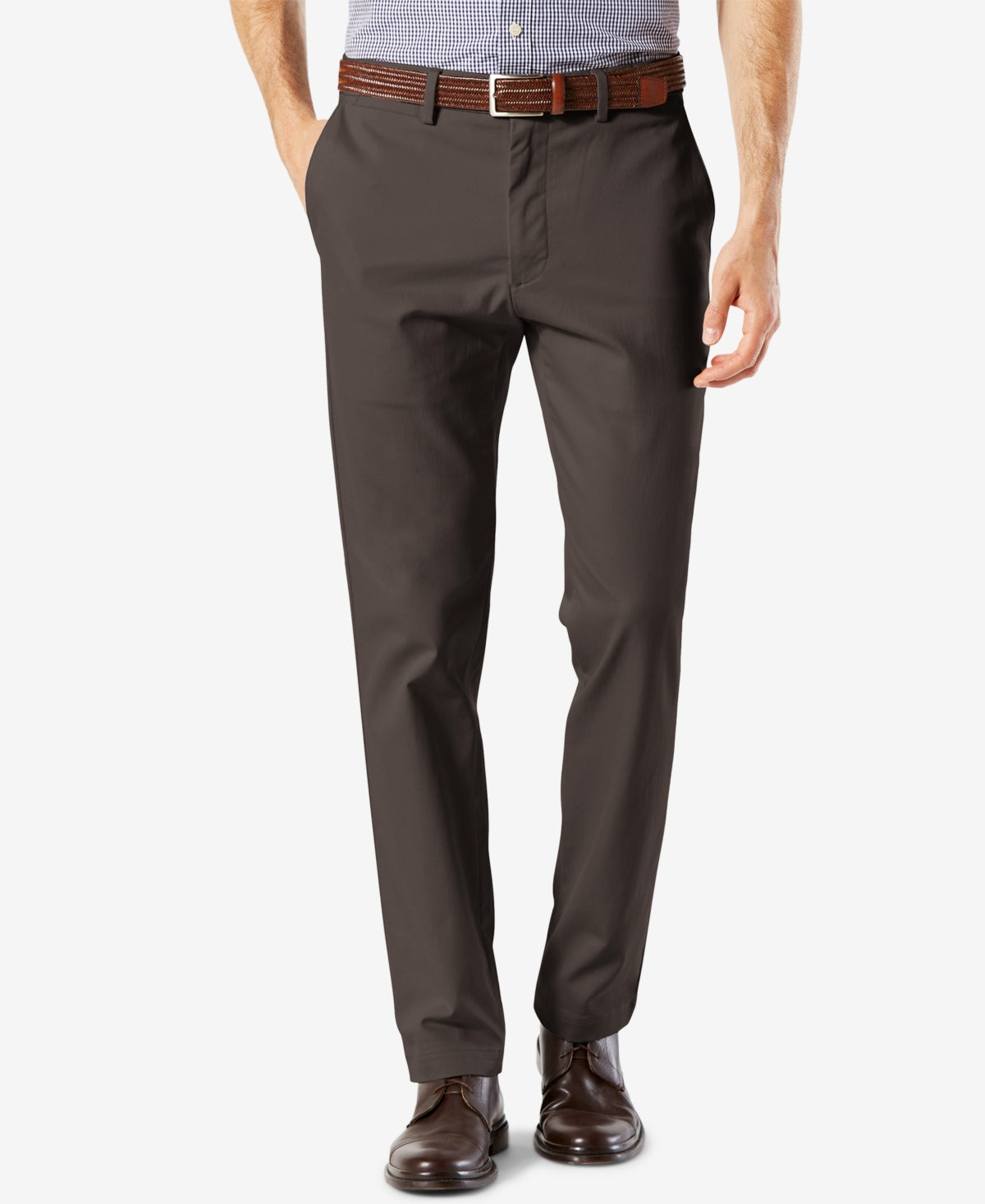 Calças Dockers Signature Lux Cotton Slim Fit Stretch Masculinas Pretas Tamanho 32X30