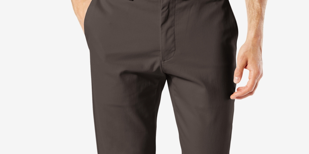 Calças Dockers Signature Lux Cotton Slim Fit Stretch Masculinas Pretas Tamanho 32X30