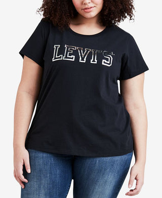 Camiseta Levi's Perfect Graphic Feminina Preta Tamanho 1X