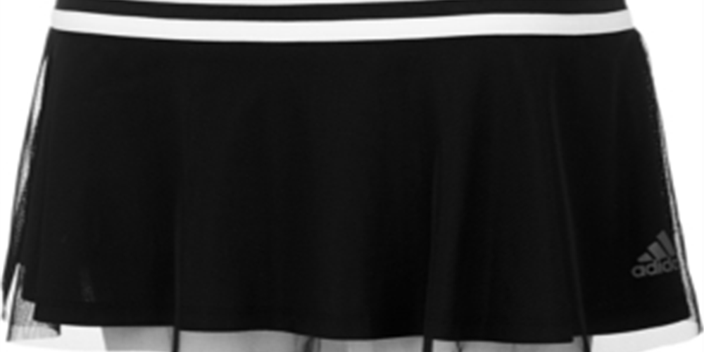 Saia-calça esportiva listrada adidas Big Girl's, preta, tamanho médio