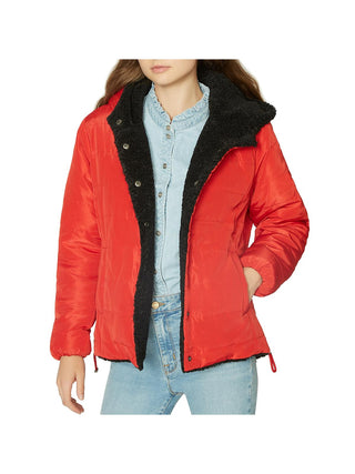 Jaqueta reversível Sanctuary feminina vermelha tamanho médio