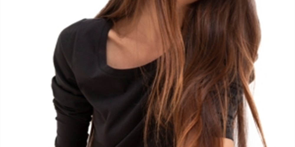 Camiseta feminina Sanctuary Ballet manga comprida preta tamanho pequeno