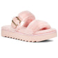 Sandálias femininas UGG Furr Ah Slipper rosa tamanho 5