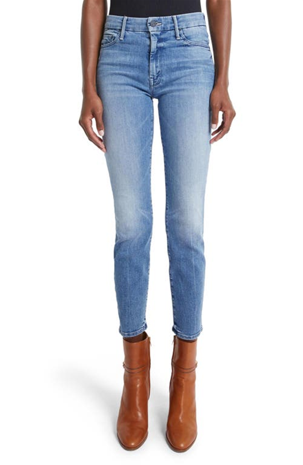 Calça jeans skinny feminina MOTHER We The Animals Looker tamanho 30