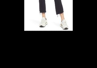 MOTHER Women's Night In Paris The Insider Crop Fray Step Hem Jeans Tamanho 25