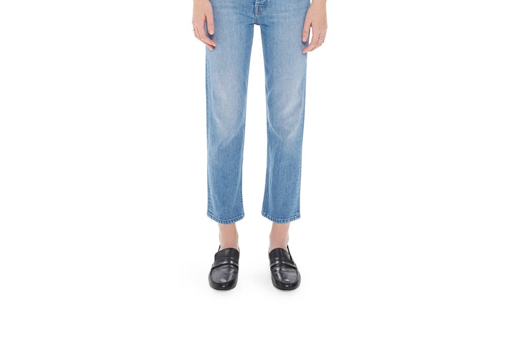 Calça Jeans MOTHER Women's World At My Feet Tomcat Crop Tamanho 28