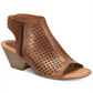 Sandálias femininas BOC Thebe Leather Cut Out Mule Marrom Tamanho 6