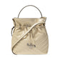 Bolsa de ombro Tory Burch com logotipo marrom
