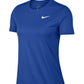 Camiseta Nike Dry Legend Feminina Azul Tamanho XS