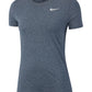 Camiseta Nike Dry Legend Feminina Cinza Tamanho P