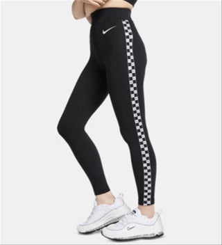 Leggings Nike Sportswear Listradas Femininas Pretas Tamanho P