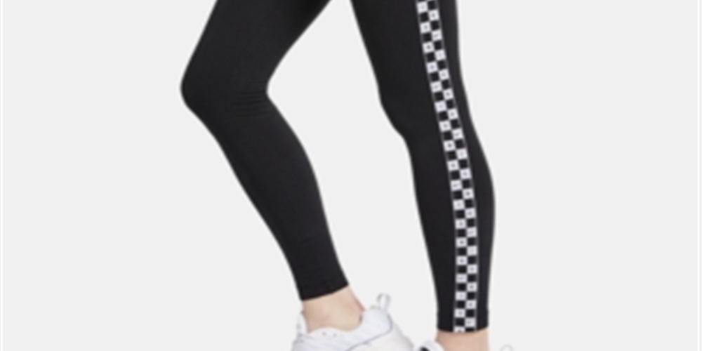 Leggings Nike Sportswear Listradas Femininas Pretas Tamanho P